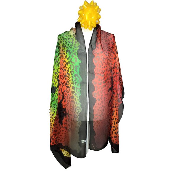 NWT Genuine 100% Mulberry Silk Scarf 21"x67" Large Rectangele Shawl Wrap SBD5002 - Picture 2 of 5